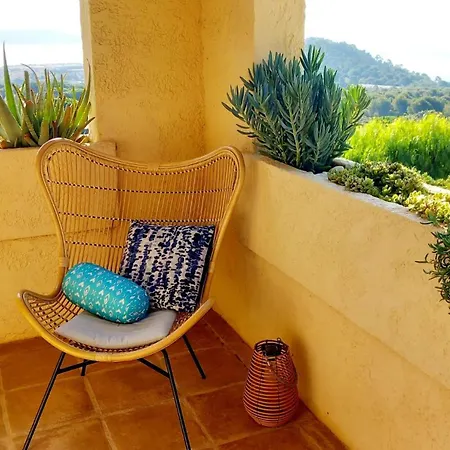 4-star Private With Heated Pool And Panoramic Sea View At Gulf De Saint Tropez Вилла