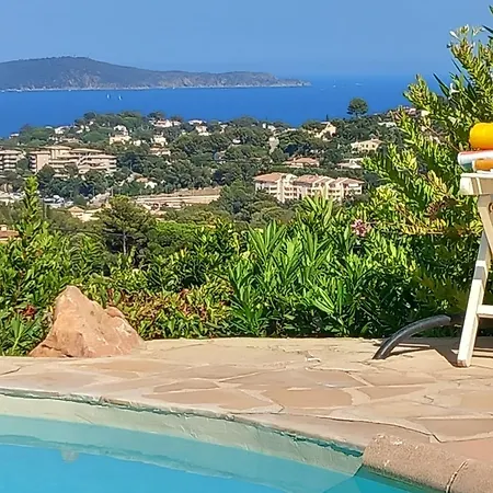 4-star Private With Heated Pool And Panoramic Sea View At Gulf De Saint Tropez Вилла