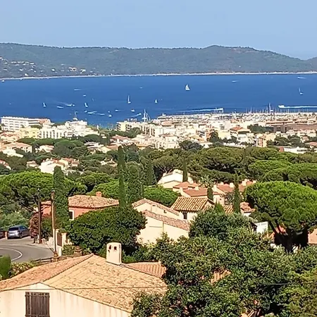 别墅 4-star Private With Heated Pool And Panoramic Sea View At Gulf De Saint Tropez