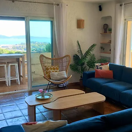 4-star Private With Heated Pool And Panoramic Sea View At Gulf De Saint Tropez Βίλα *